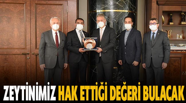 Yıldırım: Zeytinimiz hak ettiği değeri bulacak