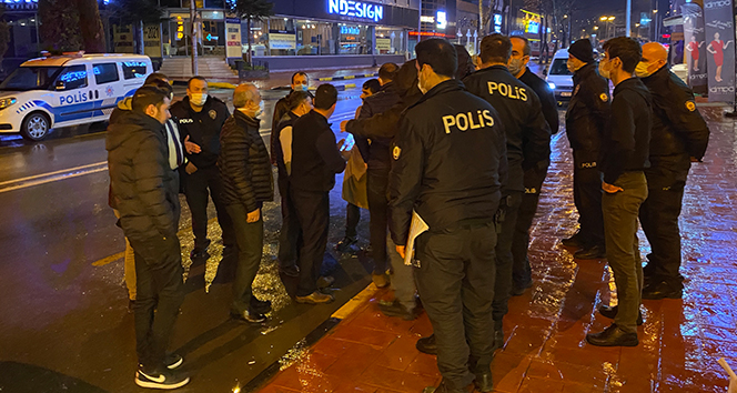 Yol verme kavgasında kan aktı, yaralılar çalıştıkları iş yerine sığındı