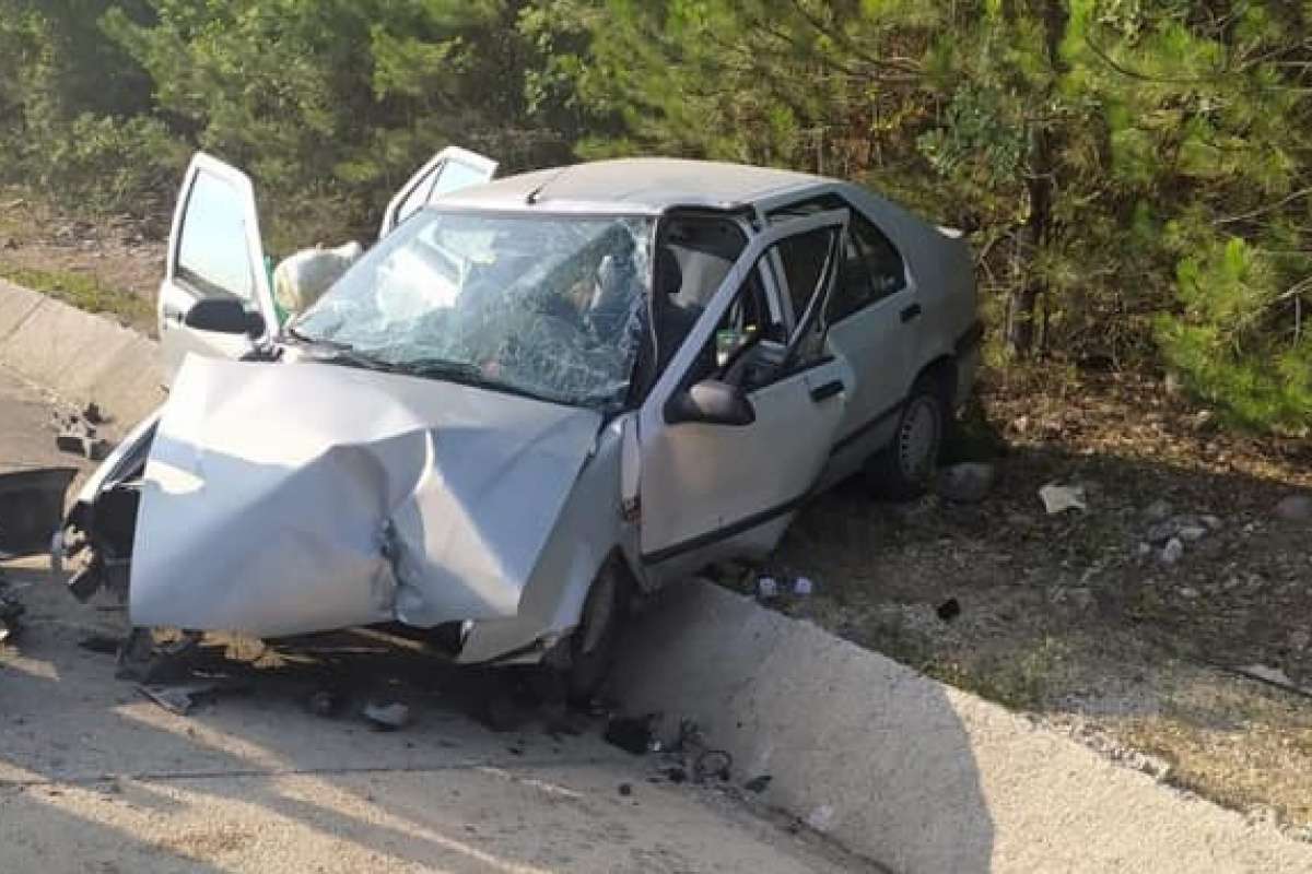 Yoldan çıkan otomobil takla attı: 5 yaralı!