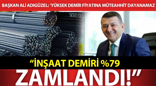 Yüksek Demir fiyatına Müteahhit dayanamaz