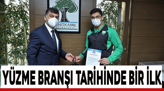 Yüzme branşı tarihinde bir ilk