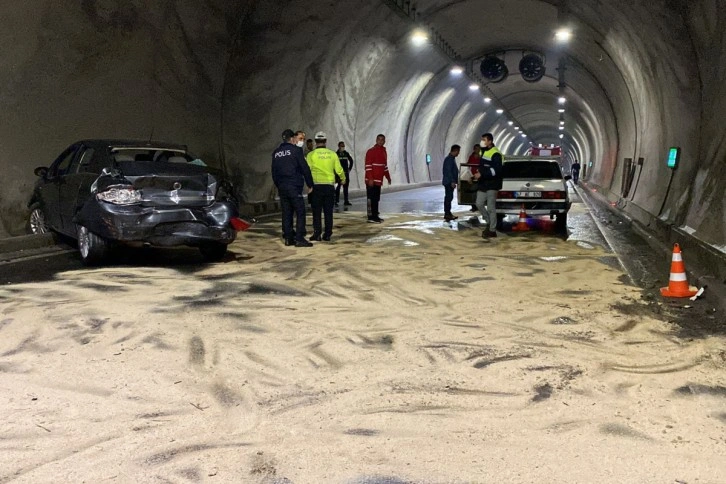 Zonguldak-İstanbul karayolunda 3 araç birbirine girdi: 1 yaralı