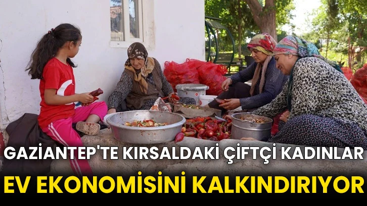 Gaziantep'te kırsaldaki çiftçi kadınlar ev ekonomisini kalkındırıyor