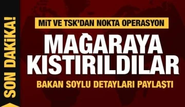 14 PKK'lı terörist etkisiz! Mağaraya kıstırıldılar! Bakan Soylu duyurdu