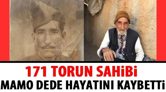 171 torun sahibi Mamo dede hayatını kaybetti