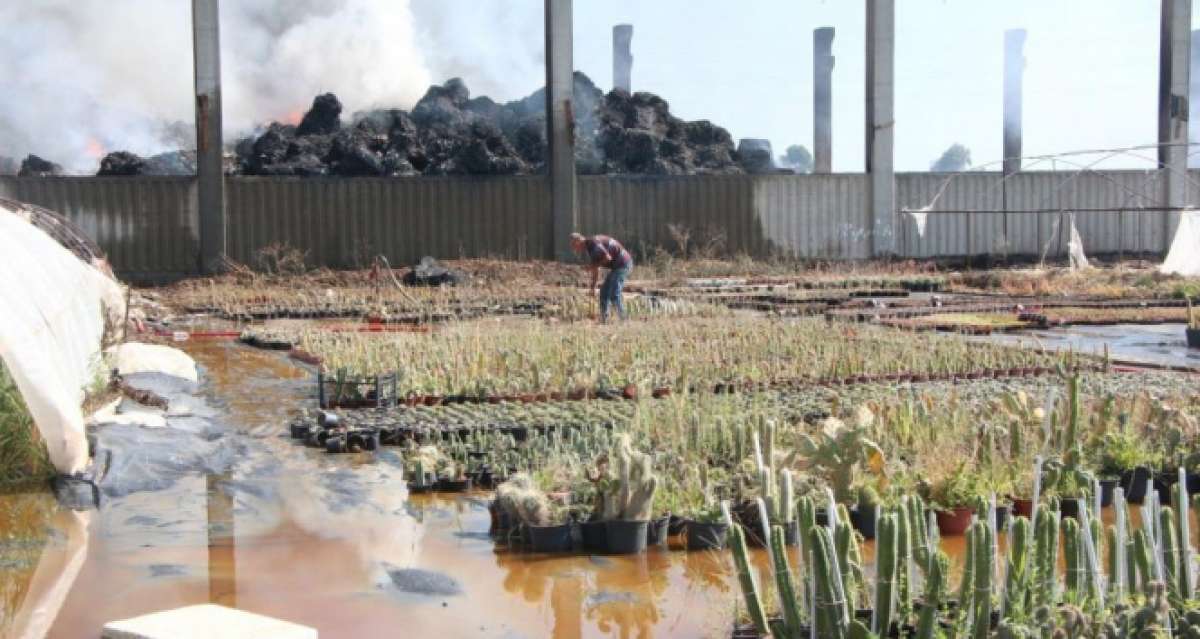 Adana'da geri dönüşüm tesisindeki yangın kontrol altına alındı