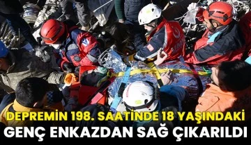 Adıyaman'da enkaz altından 198 saat sonra 18 yaşındaki Muhammed çıkarıldı