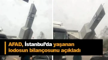 AFAD, İstanbul’da yaşanan lodosun bilançosunu açıkladı