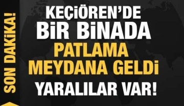 Ankara'da bir apartmanda patlama meydana geldi!