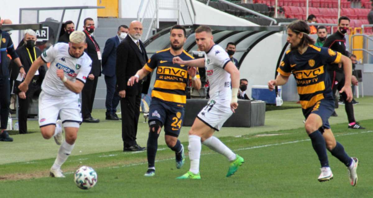 Ankaragücü Denizlispor'la puanları paylaştı