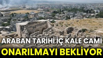 Araban tarihi İç Kale Cami onarılmayı bekliyor