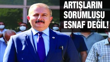 Artışların sorumlusu esnaf değil!