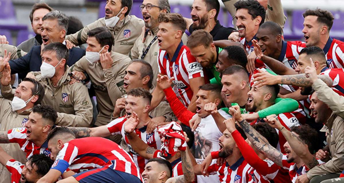 Atletico Madrid, 7 yıl sonra La Liga şampiyonu oldu!