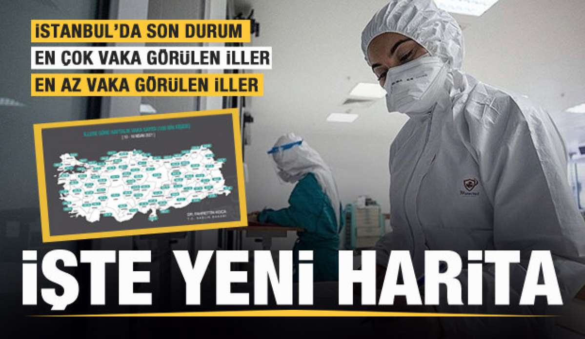 Bakan Koca yeni haritayı paylaştı! İstanbul'da korkunç artış! İşte il il son durum