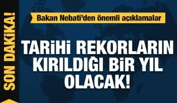 Bakan Nebati'den önemli açıklamalar