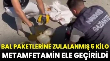 Bal Paketlerine Zulalanmış 5 Kilo Metamfetamin Ele Geçirildi