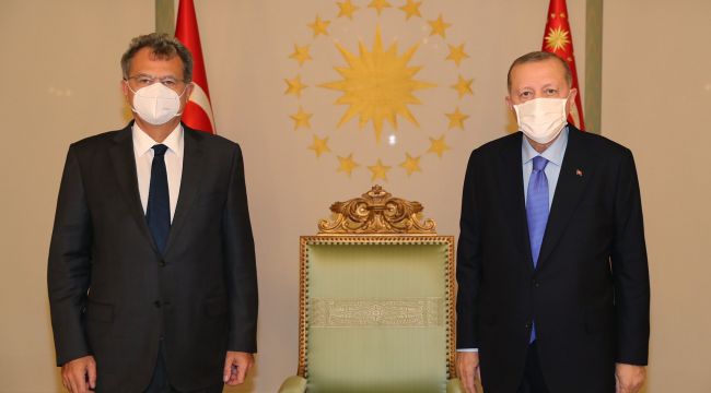 Başkan Erdoğan, TÜSİAD Başkanı Simone Kaslowski'yi kabul etti