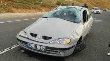 Bayburt&rsquo;ta trafik kazası: 1 yaralı