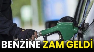 Benzine zam geldi