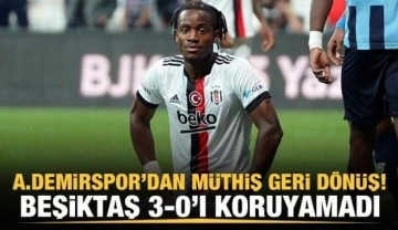 Beşiktaş 3-0'ı koruyamadı!