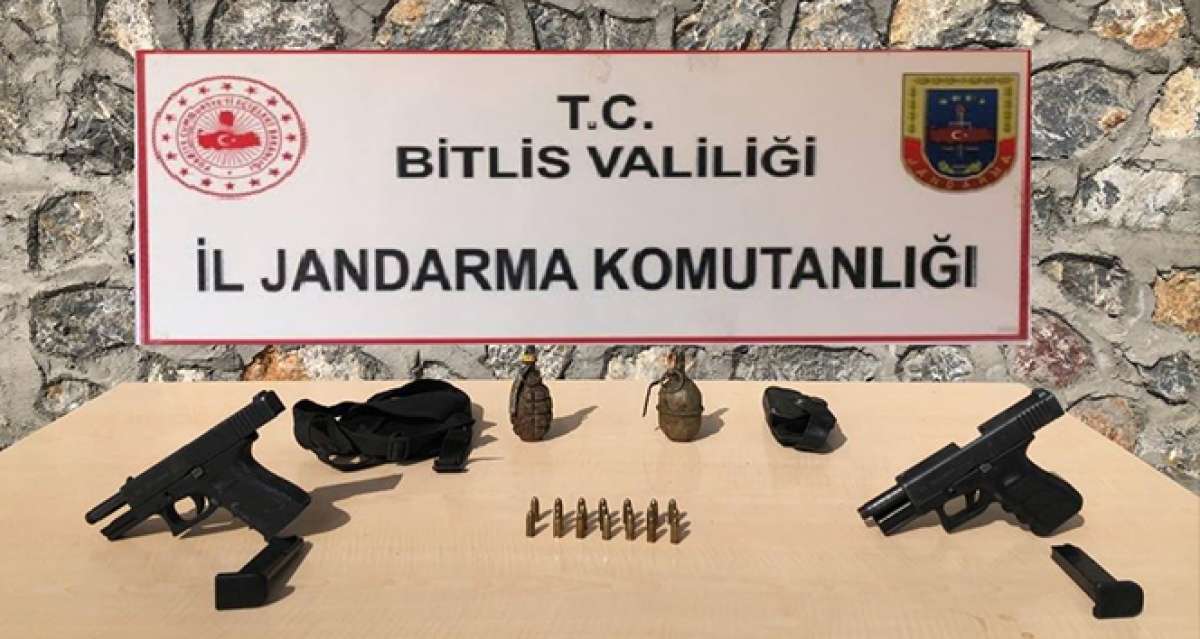 Bitlis'te 6 adet mağara ve mühimmat ele geçirildi