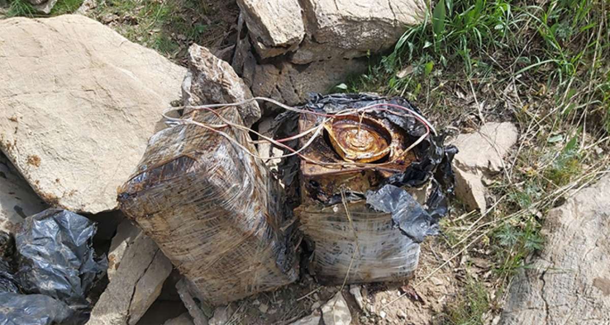 Bitlis'te 90 kilo amonyum nitratla güçlendirilmiş EYP ele geçirildi