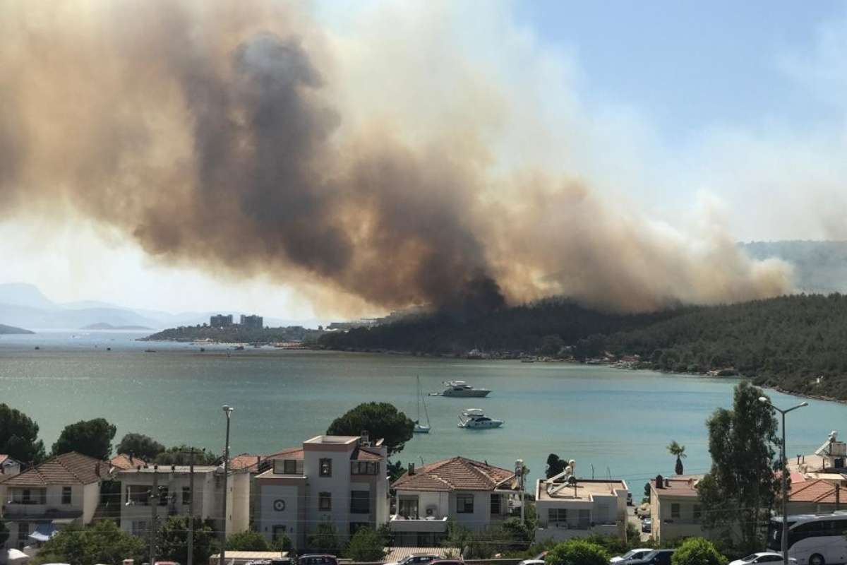 Bodrum semalarını duman kapladı