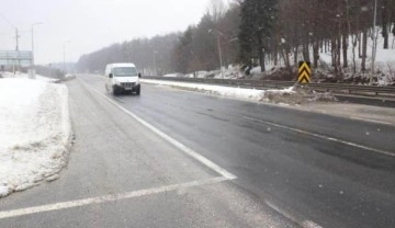 Bolu Dağı'nda kar yağışı başladı