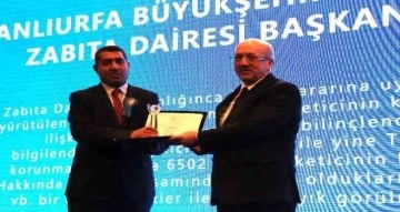 Büyükşehir zabıta tüketici özel ödülünü aldı