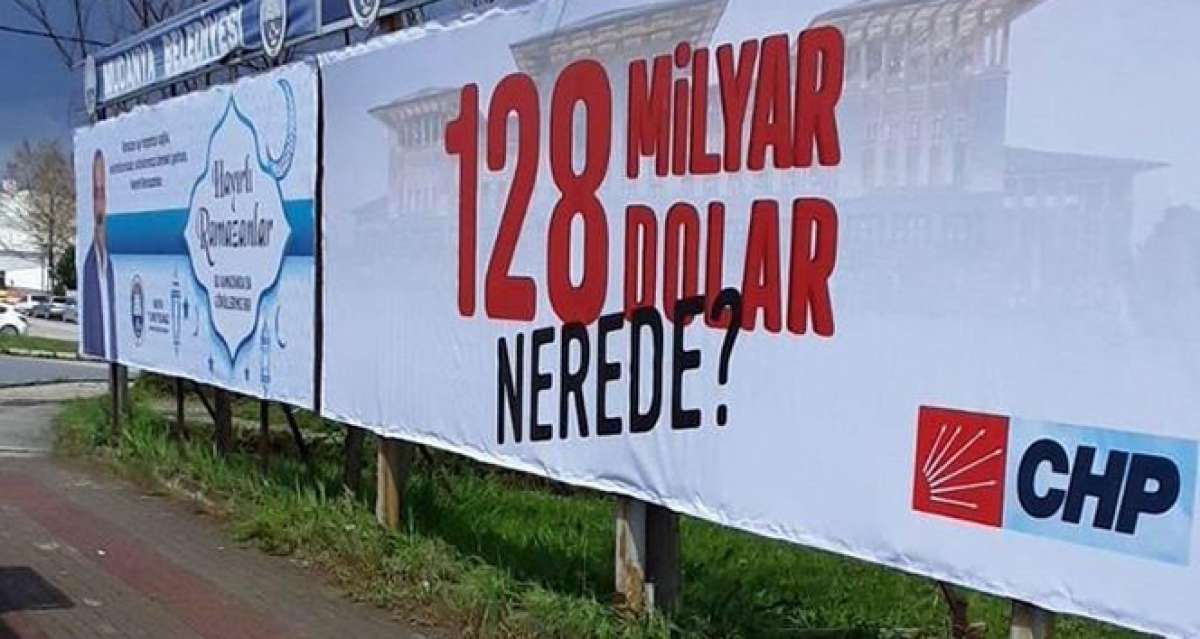 CHP'nin afişine soruşturma