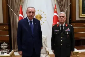 Cumhurbaşkanı Erdoğan, emekliye ayrılan Orgeneral Dündar'ı kabul etti