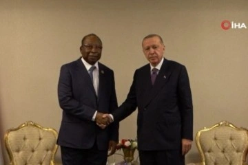 Cumhurbaşkanı Erdoğan, Nijer Başbakanı ve Hükümet Başkanı Ouhoumoudou Mahamadou ile görüştü