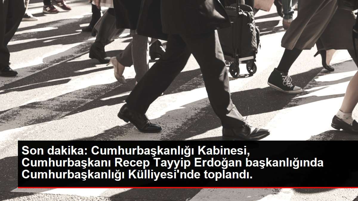 Cumhurbaşkanlığı Kabinesi, Cumhurbaşkanı Erdoğan başkanlığında toplandı