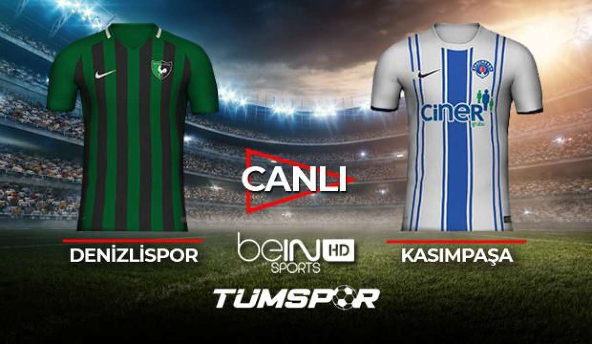 Denizlispor Kasımpaşa maçı canlı izle! BeIN Sports Denizli Paşa maçı canlı skor takip!