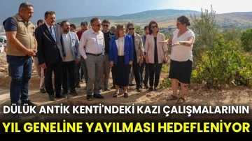 Dülük Antik Kenti'ndeki kazı çalışmalarının yıl geneline yayılması hedefleniyor