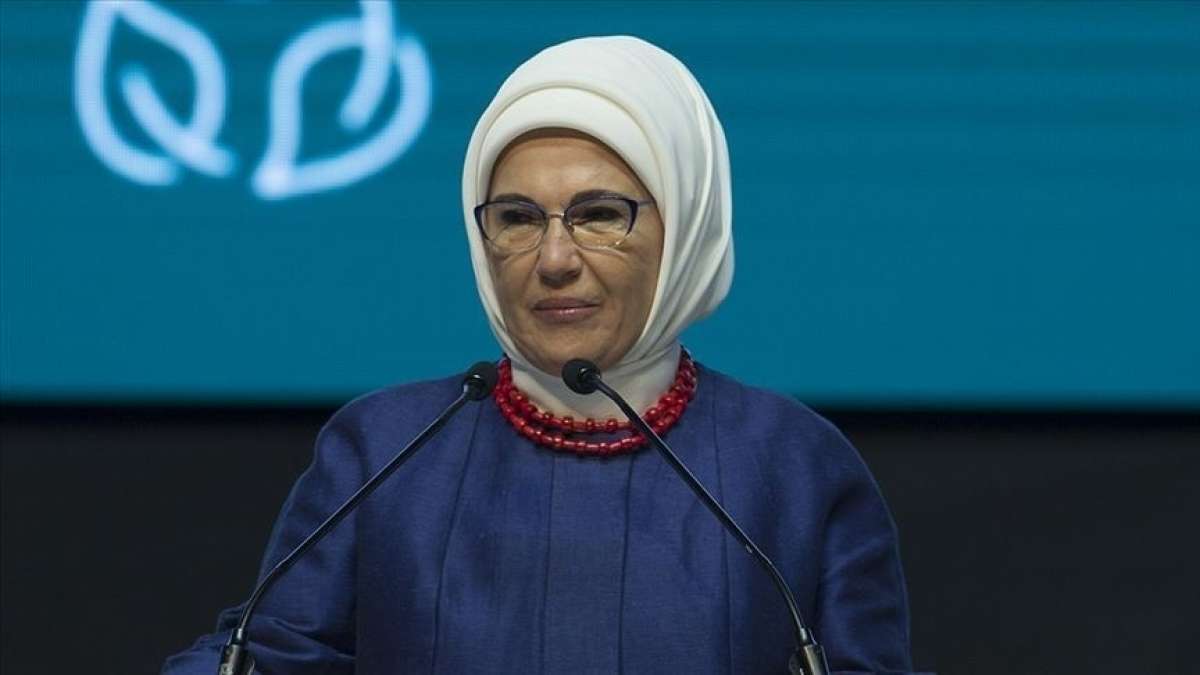 Emine Erdoğan 'karbon ayak izinin azaltılmasına' dikkati çekti