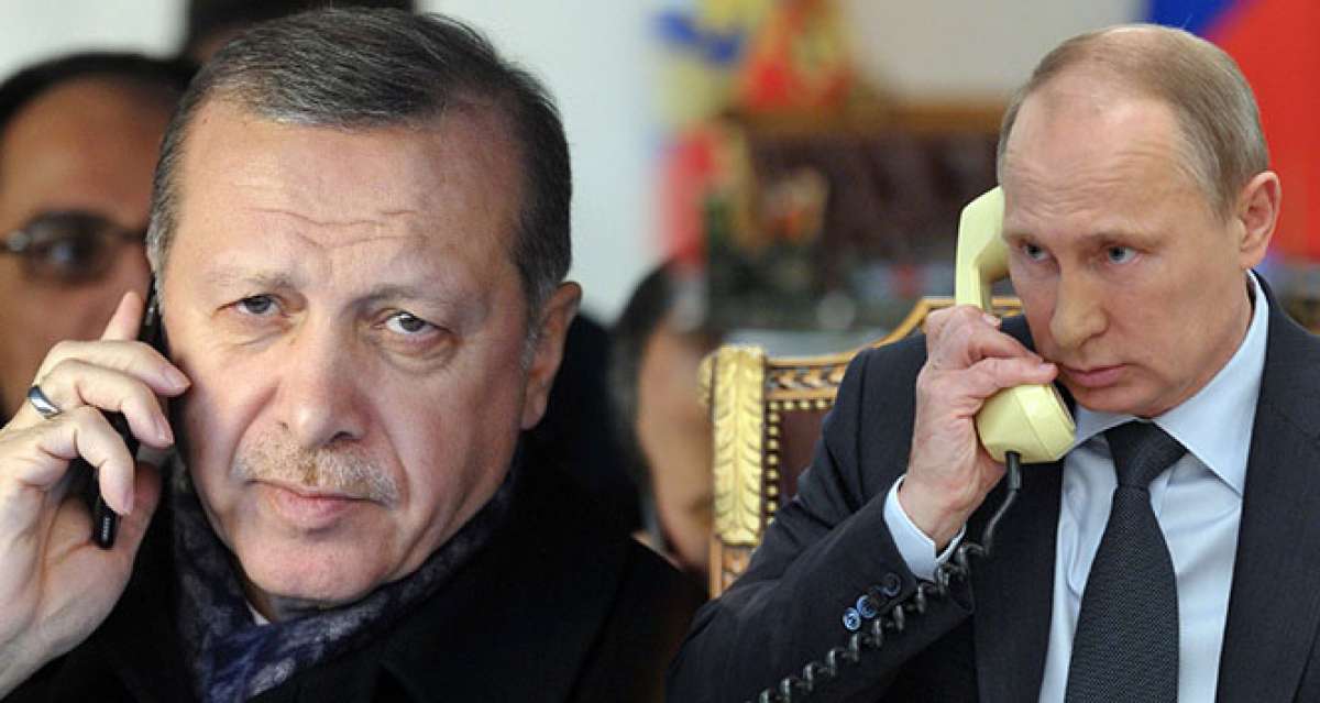 Erdoğan ve Putin telefonda görüştü