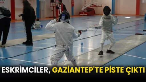 Eskrimciler, Gaziantep'te piste çıktı