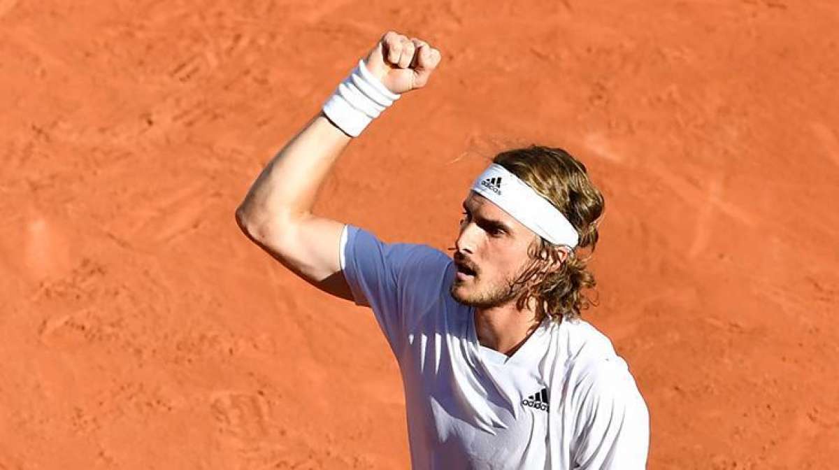 Fransa Açık tek erkeklerde ilk finalist Tsitsipas oldu