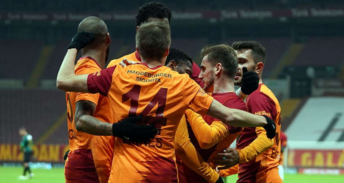 Galatasaray evinde 7 maçtır yenilmiyor