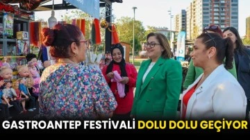 GastroANTEP festivali dolu dolu geçiyor