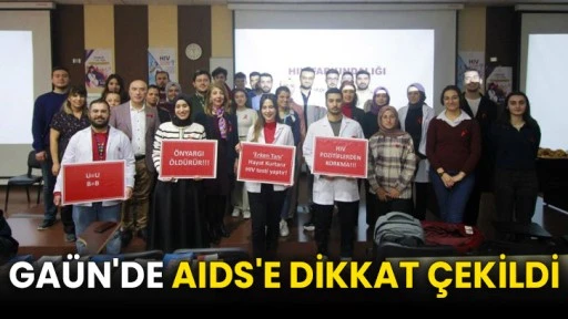 GAÜN'de AIDS'e dikkat çekildi