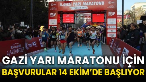 Gazi yarı maratonu için başvurular 14 Ekim’de başlıyor