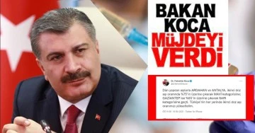 Bakan duyurdu... Gaziantep'in kategorisi değişti