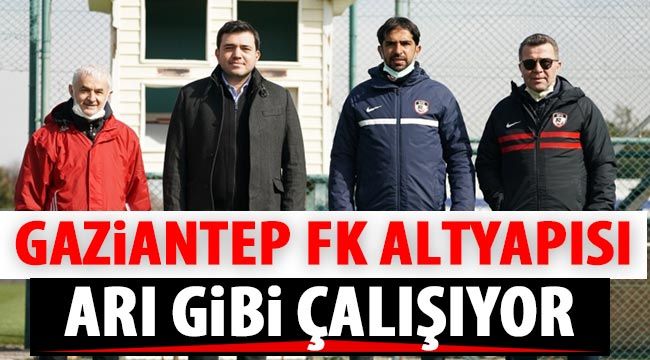 Gaziantep FK altyapısı arı gibi çalışıyor