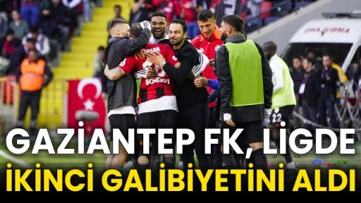 Gaziantep FK, ligde ikinci galibiyetini aldı