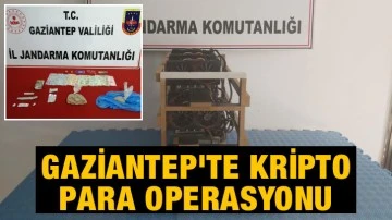 Gaziantep'te kripto para operasyonu