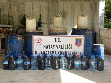 Hatay’da kaçak içki operasyonu