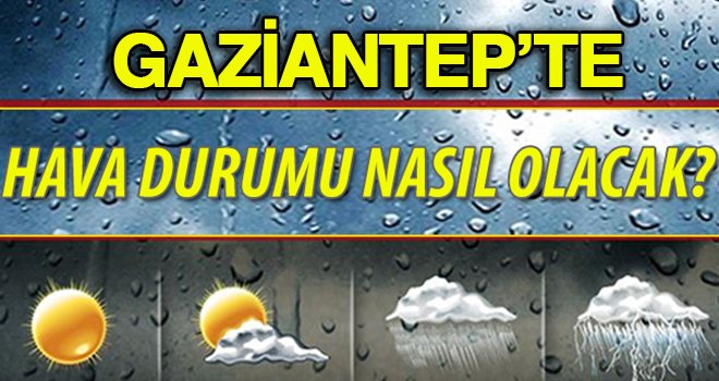 Gaziantep hava durumu: 20 Aralık Pazar | Bugün ve yarın Yağış var mı, hava güneşli mi ? 