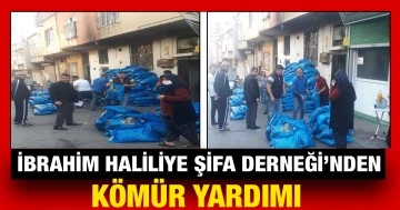 İbrahim Haliliye Şifa Derneği’nden kömür yardımı